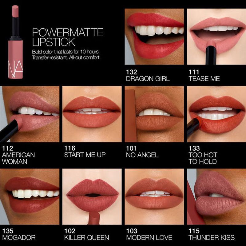 NARS Powermatte Lip Pencil – Farbe Endless Love, 0,09 Oz, Matte Lippenstift Mit Bis Zu 12h Halt